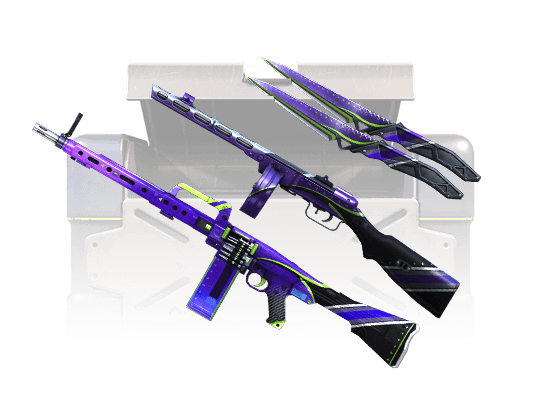 Purple Green Crate
